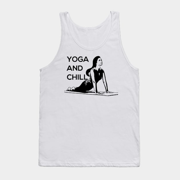 Yoga and Chill Tank Top by Cutepitas